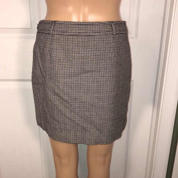 Banana Republic Black & Grey Wool Skirt 0 - Picture 4 of 5